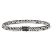 JOHN HARDY Sterling Silver Black Sapphire Icon Bracelet, 5MM